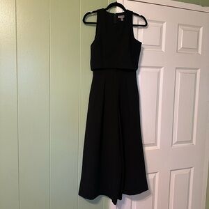 Chelsea28 Black Midi Jumpsuit with Pockets